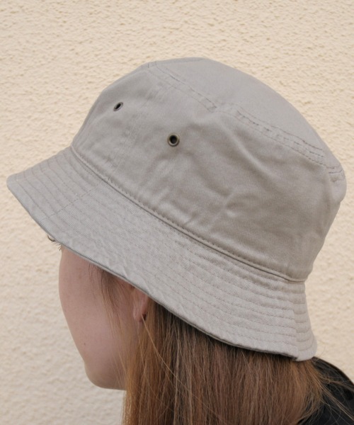 newhattan（ニューハッタン）の「バケットハット（ハット・レディース・ブラック/ネイビー/カーキ/アイボリー・MEDIUM/LARGE）」の10枚目の写真
