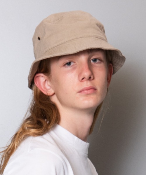 newhattan（ニューハッタン）の「バケットハット（ハット・レディース・ブラック/ネイビー/カーキ/アイボリー・MEDIUM/LARGE）」の6枚目の写真