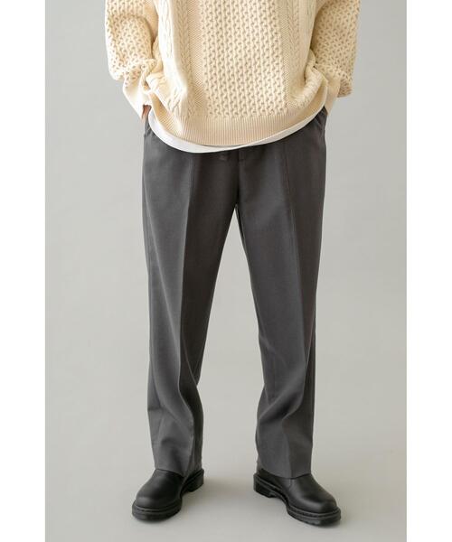 MONKEY TIME（モンキータイム）の「＜monkey time＞ ST FLANO CENTER SEAM WIDE PANTS/ワイドパンツ（スラックス・メンズ・ブラック/ダークグレー・LARGE/SMALL/MEDIUM）」の2枚目の写真