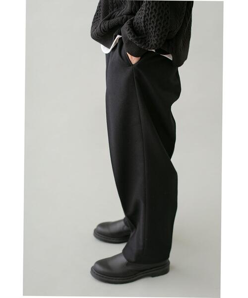 MONKEY TIME（モンキータイム）の「＜monkey time＞ ST FLANO CENTER SEAM WIDE PANTS/ワイドパンツ（スラックス・メンズ・ブラック/ダークグレー・LARGE/SMALL/MEDIUM）」の10枚目の写真