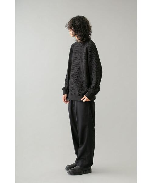 MONKEY TIME（モンキータイム）の「＜monkey time＞ ST FLANO CENTER SEAM WIDE PANTS/ワイドパンツ（スラックス・メンズ・ブラック/ダークグレー・LARGE/SMALL/MEDIUM）」の7枚目の写真