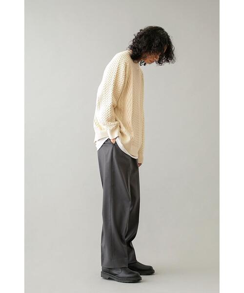MONKEY TIME（モンキータイム）の「＜monkey time＞ ST FLANO CENTER SEAM WIDE PANTS/ワイドパンツ（スラックス・メンズ・ブラック/ダークグレー・LARGE/SMALL/MEDIUM）」の14枚目の写真