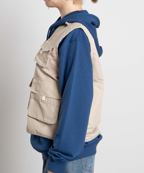 WEGO（ウィゴー）の「WEGO/ポケットフィッシングベスト（ベスト・レディース・ベージュ・FREE）」の6枚目の写真