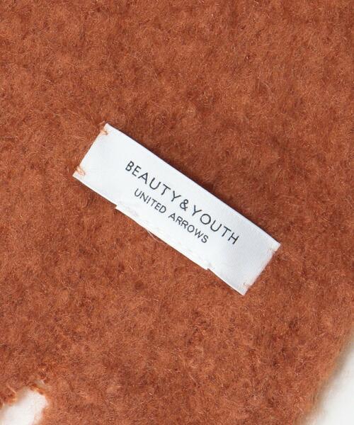 BEAUTY&YOUTH UNITED ARROWS(ビューティーアンドユースユナイテッドアローズ)の「BY ビッグフリンジマフラー о(マフラー・レディース・ナチュラル/モカ/オレンジ系その他・FREE)」の5枚目の写真