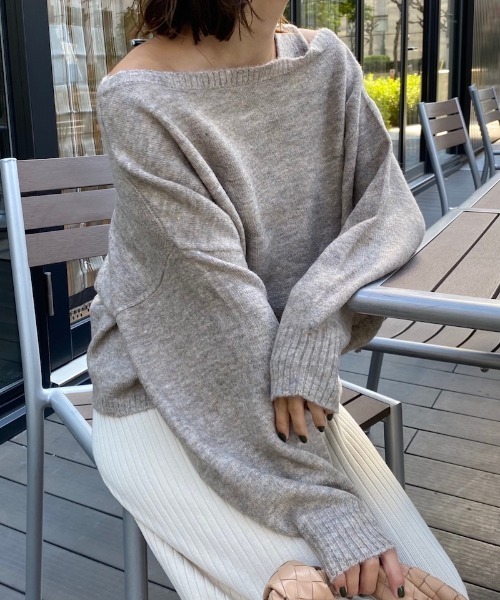 オフショルダーニットトップス ニット セーター Stylesea スタイルシー のファッション通販 Zozotown