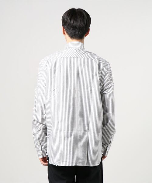 FRED PERRY（フレッドペリー）の「Vertical Stripe Shirt（シャツ/ブラウス・メンズ・ホワイト/ホワイト系その他・S/M/L/XS）」の10枚目の写真