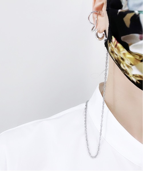 SIGNAL(シグナル)の「【ZOZO限定】マスクチェーン/マスクストラップ/ネックレス 2WAY(ネックレス・レディース・シルバー/ゴールド・60cm/50cm)」の4枚目の写真