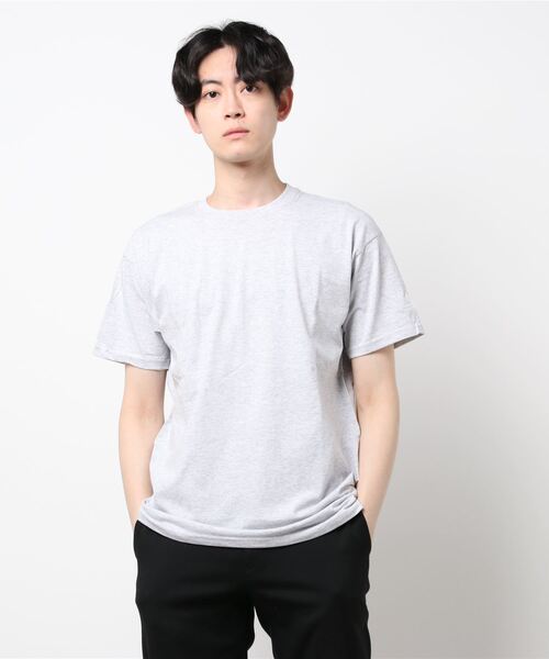 FRUIT OF THE LOOM(フルーツオブザルーム)の「ワッペンTEE / Tシャツ / 半袖 / トップス / シンプル / カジュアル / 無地 / ワンポイント / ユニセックス(Tシャツ/カットソー・メンズ・ネイビー/ブラック/グレー/ホワイト・S/M/L/XL)」の20枚目の写真