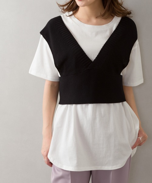 SpRay(スプレイ)の「ビスチェアンサンブル(アンサンブル・レディース・ベージュ/ブラック/ブルー/オリーブ・FREE)」の13枚目の写真