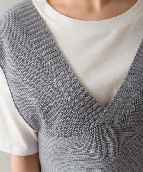 SpRay(スプレイ)の「ビスチェアンサンブル(アンサンブル・レディース・ベージュ/ブラック/ブルー/オリーブ・FREE)」の10枚目の写真