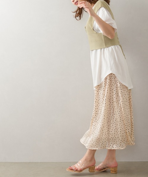 SpRay(スプレイ)の「ビスチェアンサンブル(アンサンブル・レディース・ベージュ/ブラック/ブルー/オリーブ・FREE)」の11枚目の写真