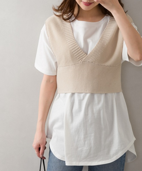 SpRay(スプレイ)の「ビスチェアンサンブル(アンサンブル・レディース・ベージュ/ブラック/ブルー/オリーブ・FREE)」の16枚目の写真