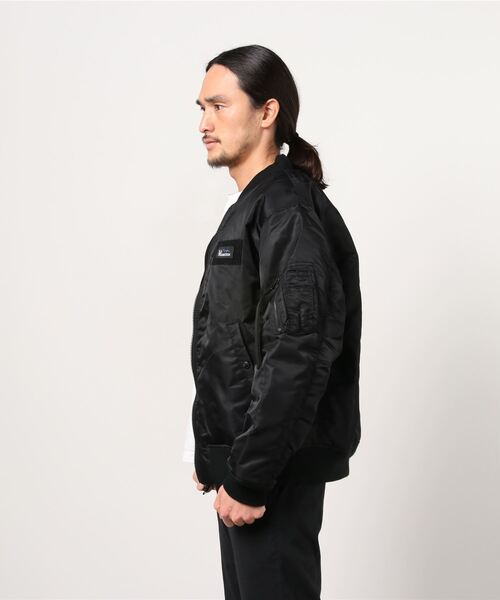 MANASTASH(マナスタッシュ)の「AVIREX × MANASTASH × BEAVER/アヴィレックス×マナスタッシュ×ビーバー SPECIAL MA-1 スペシャルエムエーワン(MA-1・メンズ・ブラック/セージグリーン・MEDIUM/X-LARGE/LARGE)」の3枚目の写真