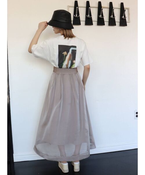 MURUA（ムルーア）の「オーロラシアースカート（スカート・レディース・ダークグレー/グレー/グリーン/パープル/ブラック・FREE）」の12枚目の写真