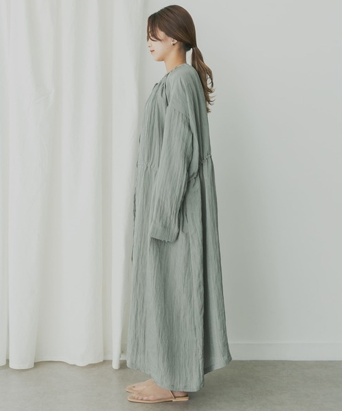 KBF+（ケービーエフプラス）の「KBF+　ワッシャーサテンライトコート（その他アウター・レディース・ベージュ系その他/グレー系その他・ONE）」の7枚目の写真