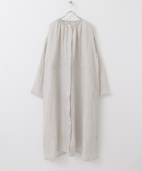 KBF+（ケービーエフプラス）の「KBF+　ワッシャーサテンライトコート（その他アウター・レディース・ベージュ系その他/グレー系その他・ONE）」の9枚目の写真