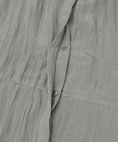 KBF+（ケービーエフプラス）の「KBF+　ワッシャーサテンライトコート（その他アウター・レディース・ベージュ系その他/グレー系その他・ONE）」の12枚目の写真