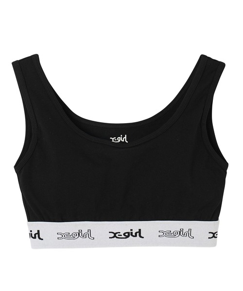 X-girl（エックスガール）の「LOGO BRA TOP（ブラジャー・レディース・ライトパープル/ブラック/オレンジ・S/M）」の18枚目の写真