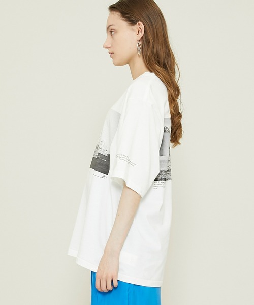 JANE SMITH / JOHN SMITH（ジェーンスミスジョンスミス）の「【JANE SMITH(ジェーンスミス)】JACK FARDELLウォールライドグラインドドロップショートスリーブTシャツ/JACK FARDELL WALL RIDE GRIND DROP S/S T-SHIRT（Tシャツ/カットソー・レディース・ブラック/ホワイト・SMALL）」の8枚目の写真