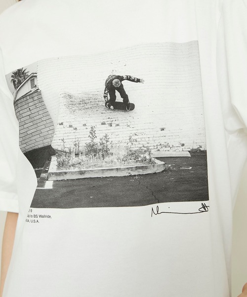 JANE SMITH / JOHN SMITH（ジェーンスミスジョンスミス）の「【JANE SMITH(ジェーンスミス)】JACK FARDELLウォールライドグラインドドロップショートスリーブTシャツ/JACK FARDELL WALL RIDE GRIND DROP S/S T-SHIRT（Tシャツ/カットソー・レディース・ブラック/ホワイト・SMALL）」の10枚目の写真