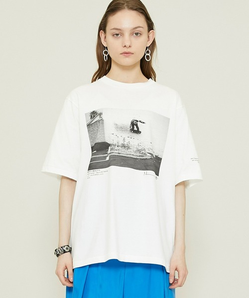 JANE SMITH / JOHN SMITH（ジェーンスミスジョンスミス）の「【JANE SMITH(ジェーンスミス)】JACK FARDELLウォールライドグラインドドロップショートスリーブTシャツ/JACK FARDELL WALL RIDE GRIND DROP S/S T-SHIRT（Tシャツ/カットソー・レディース・ブラック/ホワイト・SMALL）」の15枚目の写真