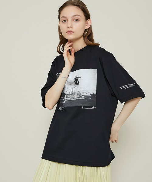 JANE SMITH / JOHN SMITH（ジェーンスミスジョンスミス）の「【JANE SMITH(ジェーンスミス)】JACK FARDELLウォールライドグラインドドロップショートスリーブTシャツ/JACK FARDELL WALL RIDE GRIND DROP S/S T-SHIRT（Tシャツ/カットソー・レディース・ブラック/ホワイト・SMALL）」の21枚目の写真