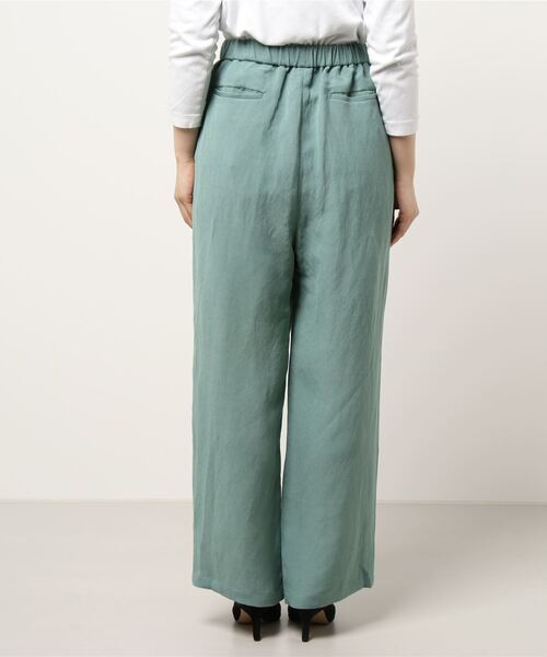 Fantastic Days（ファンタスティックデイズ）の「【 FANTASTICDAYS / ファンタスティックデイズ 】 レーヨンリネンタックパンツ（その他パンツ・レディース・ライトグリーン・40/38/36）」の11枚目の写真