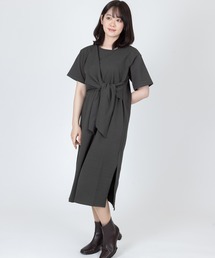 Anuenue | ウエストデザインコットンワンピース(ワンピース)