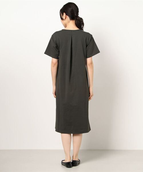 Anuenue（アヌエヌエ）の「ウエストデザインコットンワンピース（ワンピース・レディース・ブルー/グリーン/チャコール・FREE）」の21枚目の写真