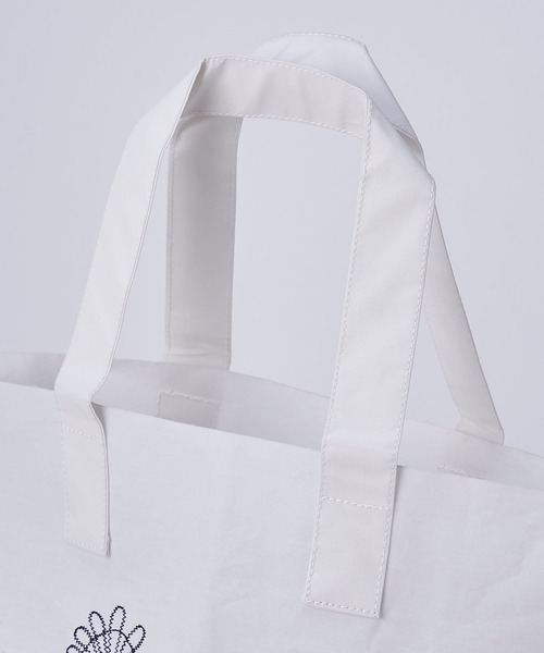 BEARDSLEY（ビアズリー）の「《KHADI&CO》トートバッグ（トートバッグ・レディース・ホワイト/インディゴブルー・FREE）」の3枚目の写真