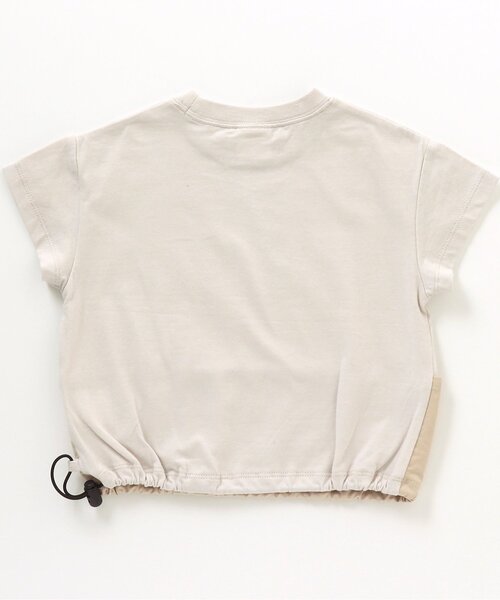 BREEZE(ブリーズ)の「/【WEB限定】ポケット裾切替Tシャツ(Tシャツ/カットソー・キッズ・カーキ/ブラック/オフホワイト・90/150/140/120/130/100/110)」の8枚目の写真