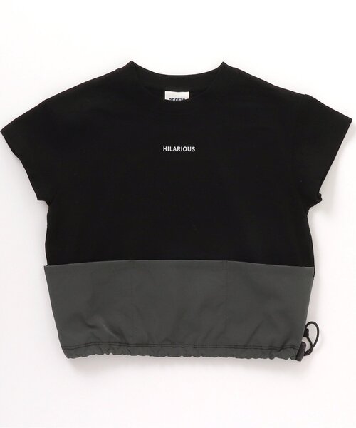 BREEZE(ブリーズ)の「/【WEB限定】ポケット裾切替Tシャツ(Tシャツ/カットソー・キッズ・カーキ/ブラック/オフホワイト・90/150/140/120/130/100/110)」の4枚目の写真