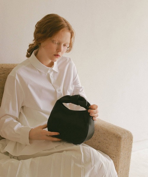 EFOLE（エフォル）の「ラウンド リボン ミニバッグ（ハンドバッグ・レディース・ブラック/ベージュ・FREE）」の15枚目の写真