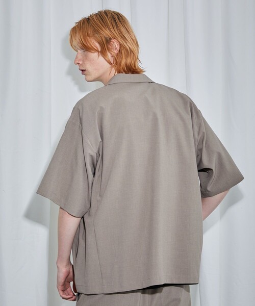 高級◎美品★ユナイテッドトウキョウ　リネンライクダブルシャツ　1.4万　春夏　M UNITED TOKYO（ユナイテッドトウキョウ）の「リネンライクダブル