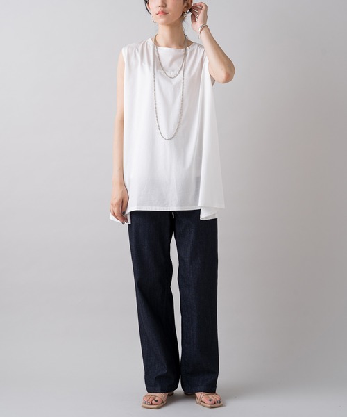 LOUNGEDRESS（ラウンジドレス）の「シルケットAラインカットソー（T 