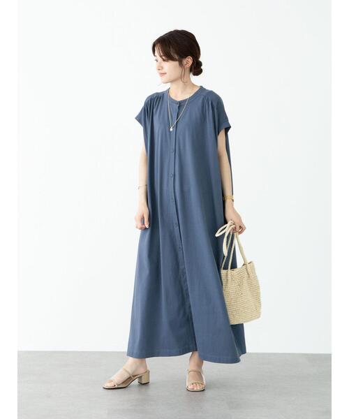 Sugar spoon(シュガースプーン)の「・SUGAR SPOON カットギャザーノースリワンピ*(ワンピース・レディース・ブラック/ブルー/パープル/ブラウン・FREE)」の22枚目の写真