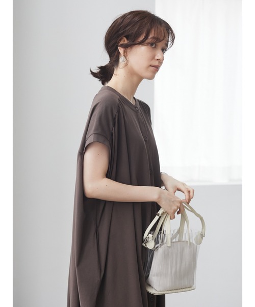 Sugar spoon(シュガースプーン)の「・SUGAR SPOON カットギャザーノースリワンピ*(ワンピース・レディース・ブラック/ブルー/パープル/ブラウン・FREE)」の13枚目の写真