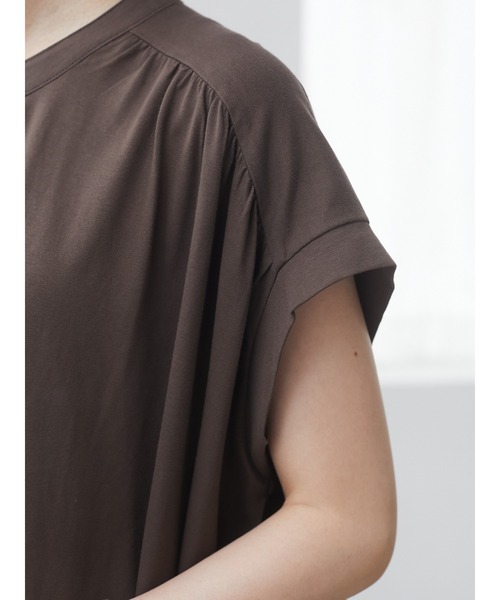 Sugar spoon(シュガースプーン)の「・SUGAR SPOON カットギャザーノースリワンピ*(ワンピース・レディース・ブラック/ブルー/パープル/ブラウン・FREE)」の17枚目の写真