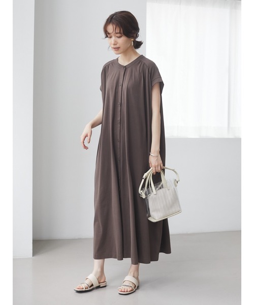 Sugar spoon(シュガースプーン)の「・SUGAR SPOON カットギャザーノースリワンピ*(ワンピース・レディース・ブラック/ブルー/パープル/ブラウン・FREE)」の15枚目の写真