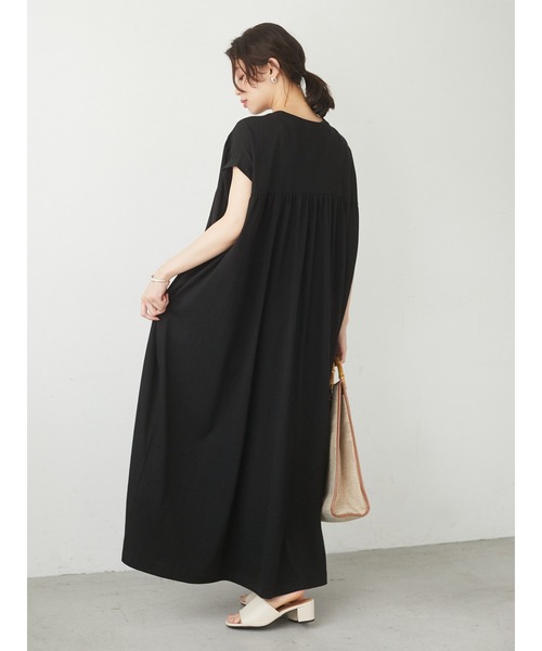 Sugar spoon(シュガースプーン)の「・SUGAR SPOON カットギャザーノースリワンピ*(ワンピース・レディース・ブラック/ブルー/パープル/ブラウン・FREE)」の9枚目の写真