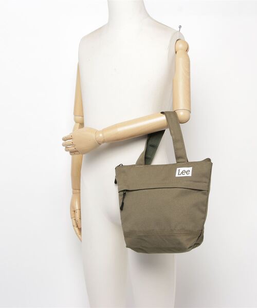 Lee（リー）の「Lee/リー キャンバス ロゴ ミニトートバッグ/ランチバッグ（トートバッグ・レディース・ライトグレー/オフホワイト/ブラック/ベージュ/カーキ・FREE）」の15枚目の写真