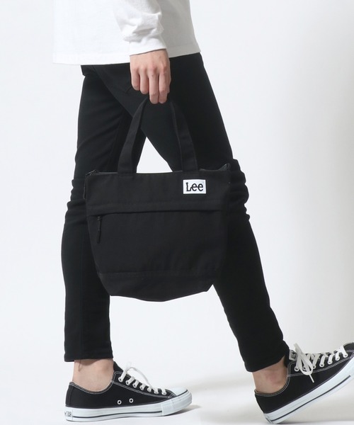 Lee（リー）の「Lee/リー キャンバス ロゴ ミニトートバッグ/ランチバッグ（トートバッグ・レディース・ライトグレー/オフホワイト/ブラック/ベージュ/カーキ・FREE）」の3枚目の写真