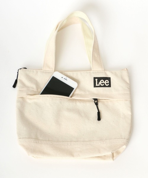 Lee（リー）の「Lee/リー キャンバス ロゴ ミニトートバッグ/ランチバッグ（トートバッグ・レディース・ライトグレー/オフホワイト/ブラック/ベージュ/カーキ・FREE）」の13枚目の写真