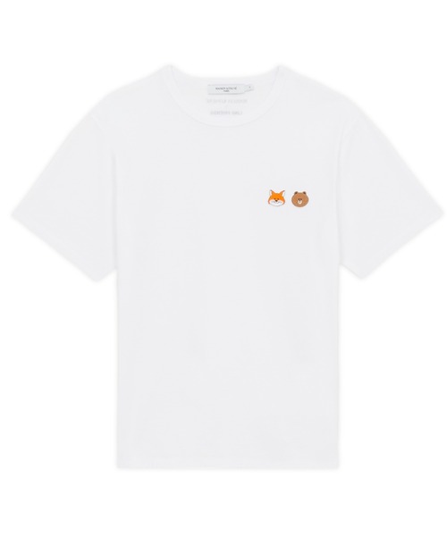 Maison Kitsune(メゾンキツネ)の「LINE x KITSUNE SMALL PATCH TEE-SHIRT(Tシャツ/カットソー・メンズ・ホワイト/イエロー/ネイビー・XS/L/S/XL/M)」の8枚目の写真