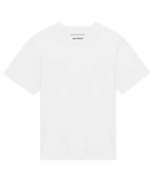 Maison Kitsune(メゾンキツネ)の「LINE x KITSUNE SMALL PATCH TEE-SHIRT(Tシャツ/カットソー・メンズ・ホワイト/イエロー/ネイビー・XS/L/S/XL/M)」の9枚目の写真