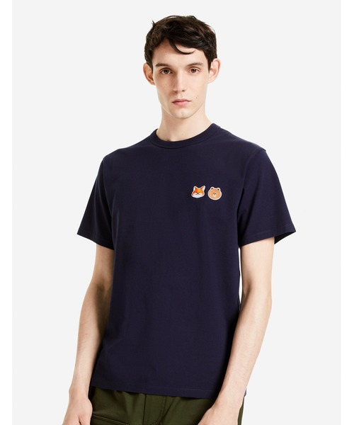 Maison Kitsune(メゾンキツネ)の「LINE x KITSUNE SMALL PATCH TEE-SHIRT(Tシャツ/カットソー・メンズ・ホワイト/イエロー/ネイビー・XS/L/S/XL/M)」の10枚目の写真