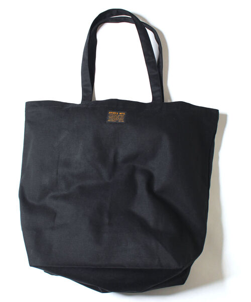 AVIREX（アヴィレックス）の「【直営店限定】ウェーブ ロゴ トート バッグ/WAVE LOGO TOTE BAG/アヴィレックス/AVIREX（トートバッグ・メンズ・オフホワイト/ブラック・FREE）」の15枚目の写真