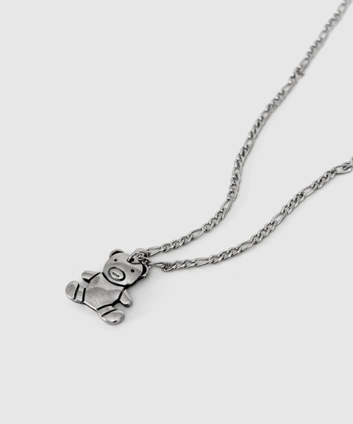 FOLLOWIN（フォロウィン）の「サジカルスチールベアーモチーフペンダントチェーンネックレス（ネックレス・レディース・シルバー・ONE SIZE）」の10枚目の写真