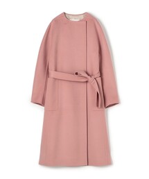 トゥモローランド TOMORROWLAND ノーカラー スプリングコート 丸首 TOMORROWLAND｜トゥモローランドのノーカラーコート通販 - ZOZOTOWN