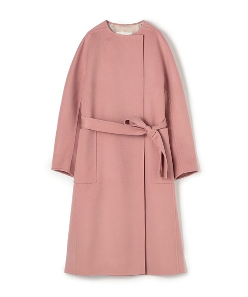 美品 Ballsey プレミアムウールリバー ノーカラーコート トゥモローランド プレミアムウールリバー ノーカラーコート｜トゥモローランド